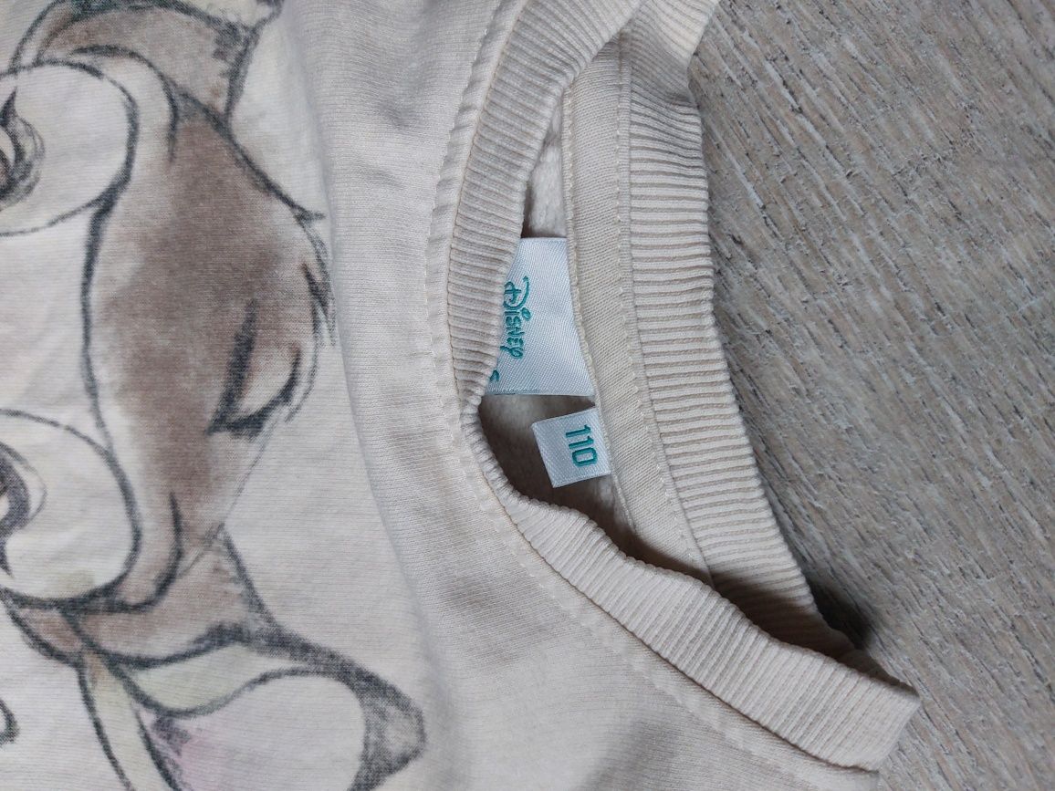 Komplet bluza Disney Bambi + spódniczka w kropki cool club rozm 110