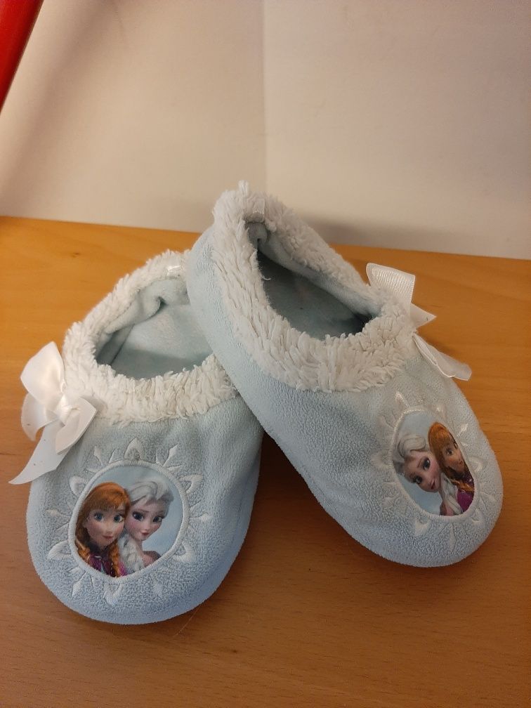 Kapcie kapciuszki z Krainy lodu z Elza i Anna,Frozen rozmiar 25