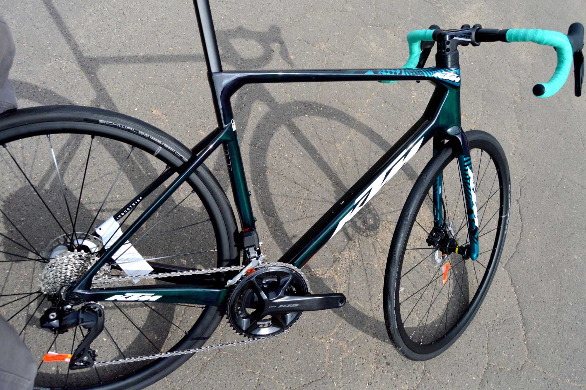 FV23% Przebieg 5km KTM Revelator Alto Elite Di2 elektronika 2x12 XL