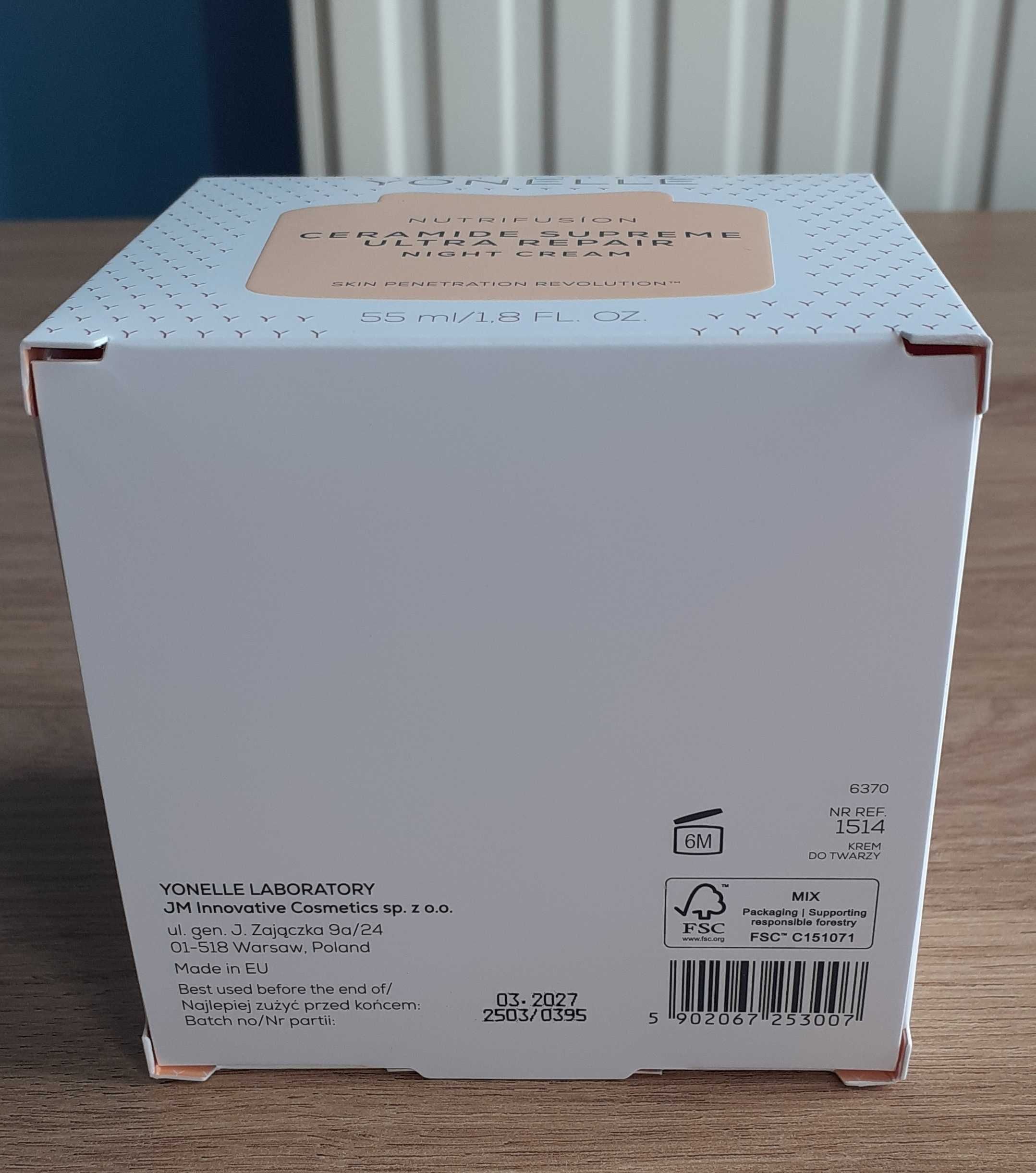 Yonelle Nutrifusion Wypełniający Ultra-Krem Z Ceramidami Supreme