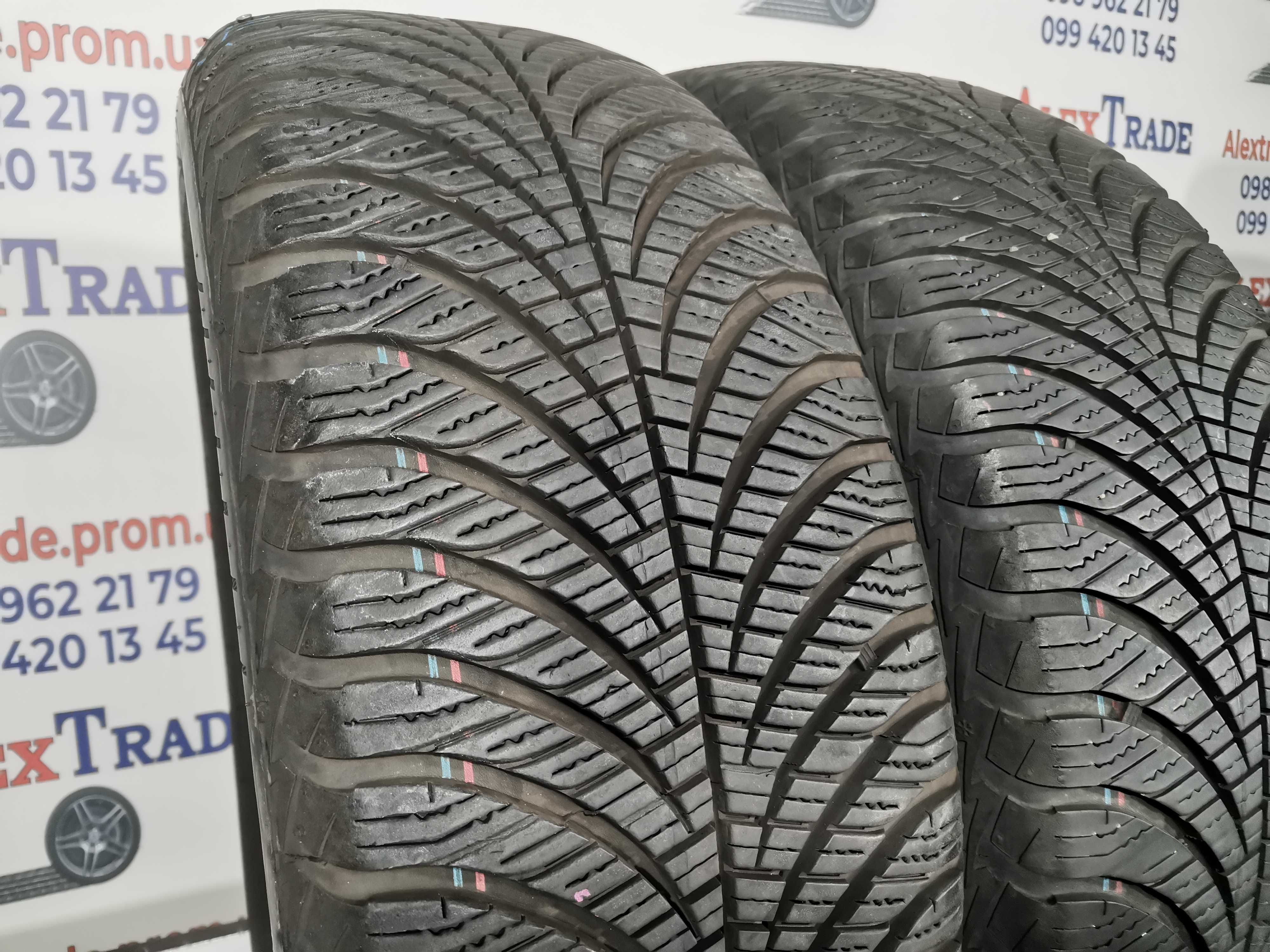 2шт 215/60 R17 Goodyear Vector 4Seasons Gen-2 шини б/у 2020 рік 7,5 мм