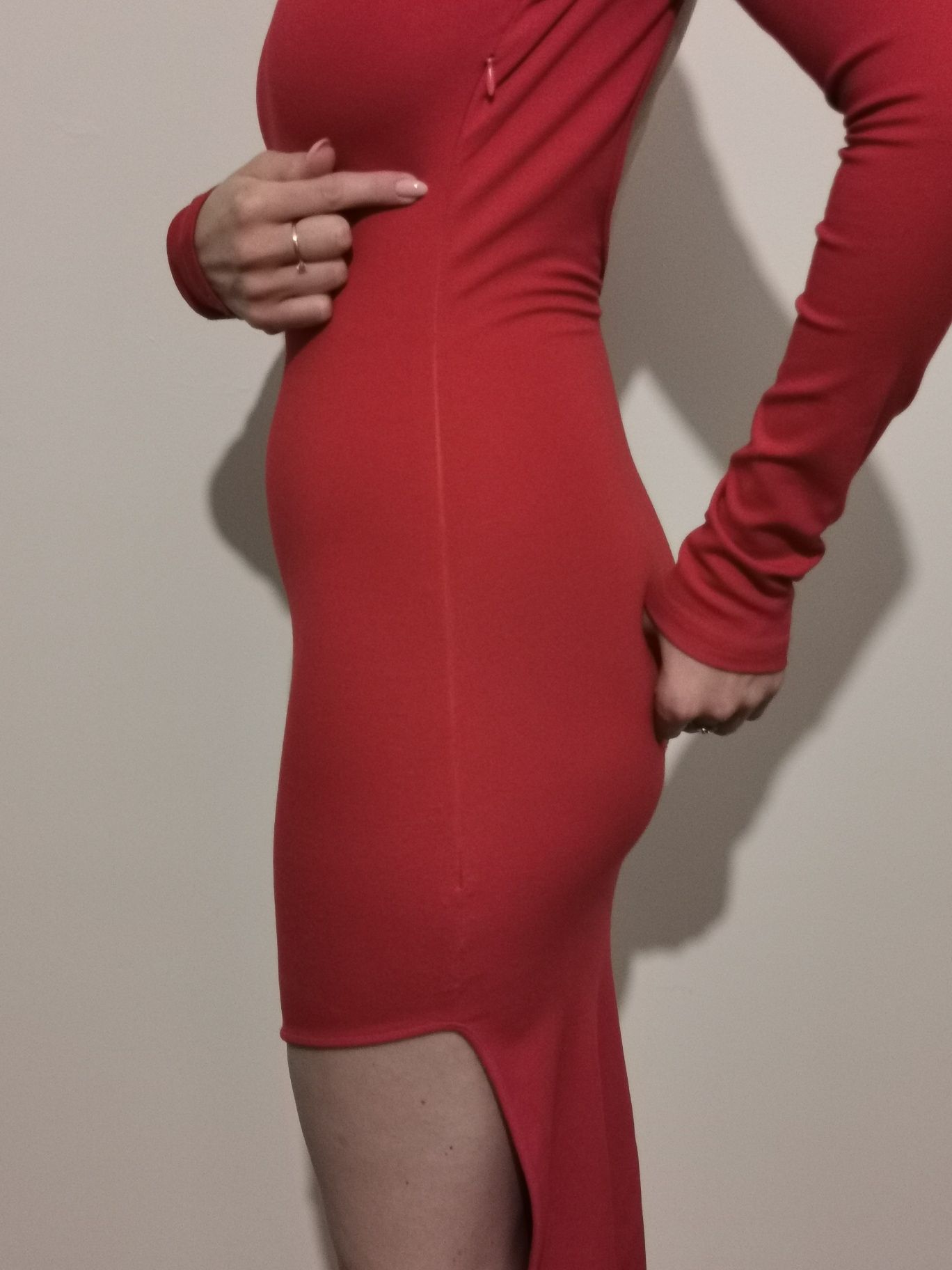 Czerwona sukienka XS sugarfree