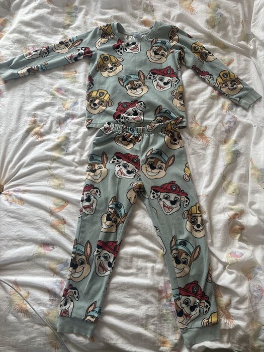 Теплий костюм піжама дитячий next 5-6 y 116 см