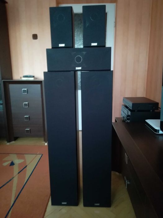 Amplituner RX-V 765 + Blu-ray BD-S 673 + głośniki Taga Harmony TAV 606