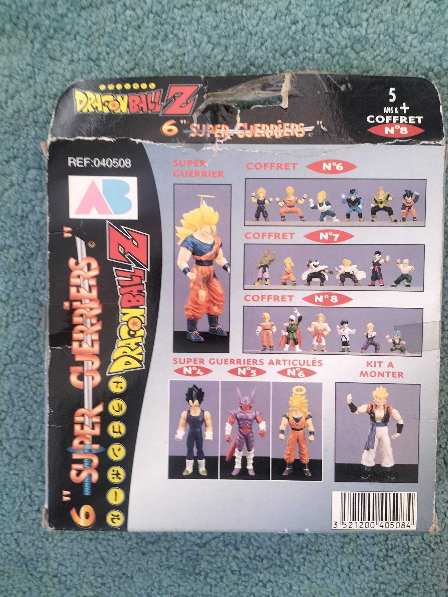 Brinquedos do Dragon Ball Z (colecionáveis) nas embalagens originais