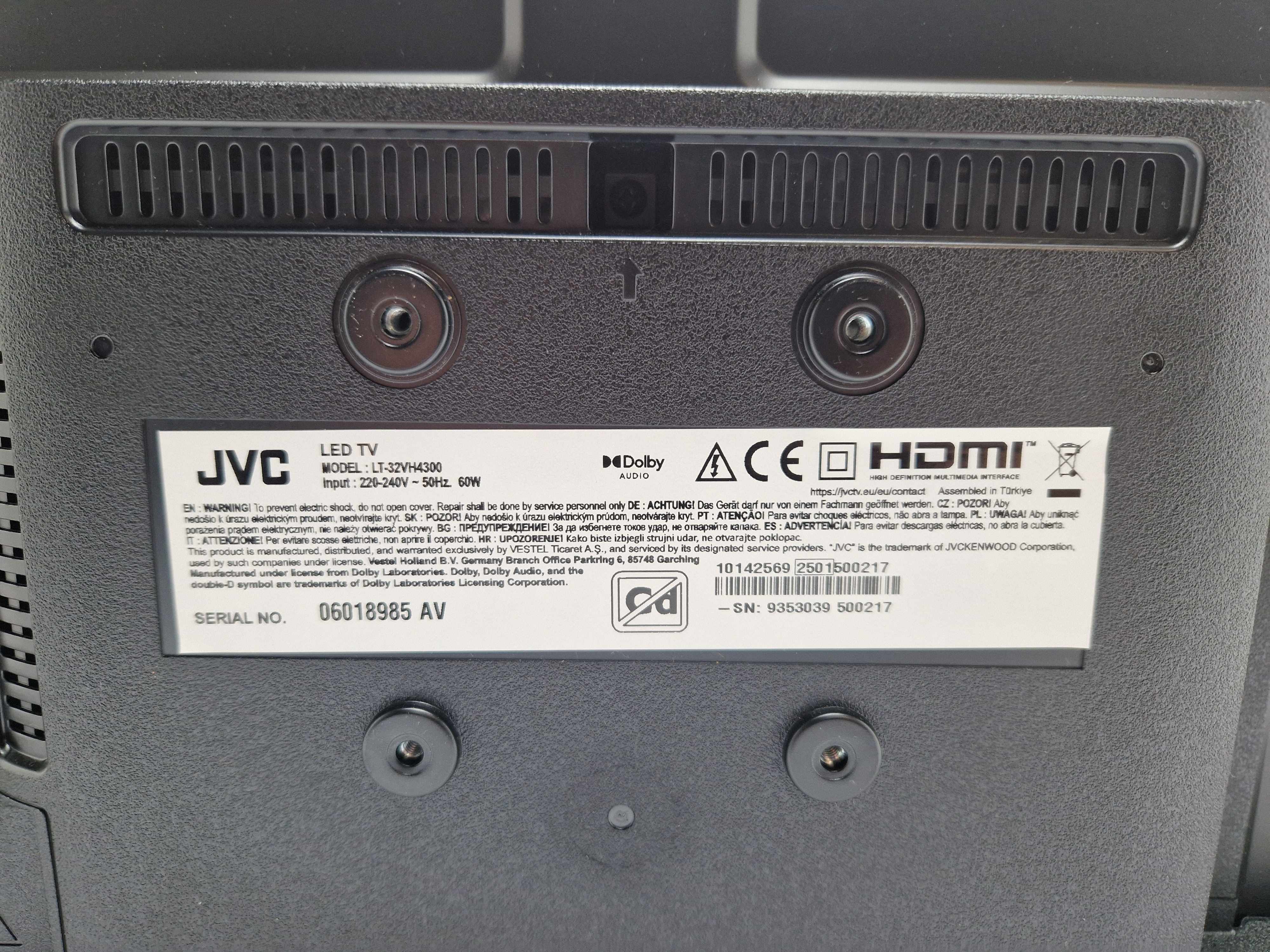 Telewizor LED JVC LT-32VH4300 32" HD Komplet