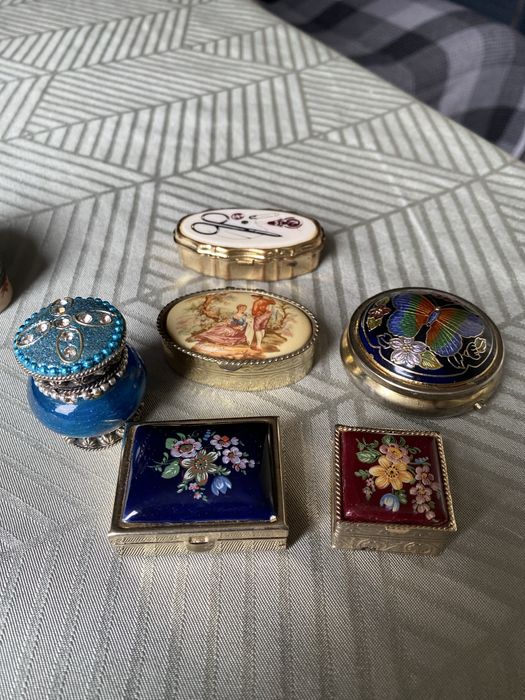 Таблетницы винтаж. Микромозаика.Распродажа