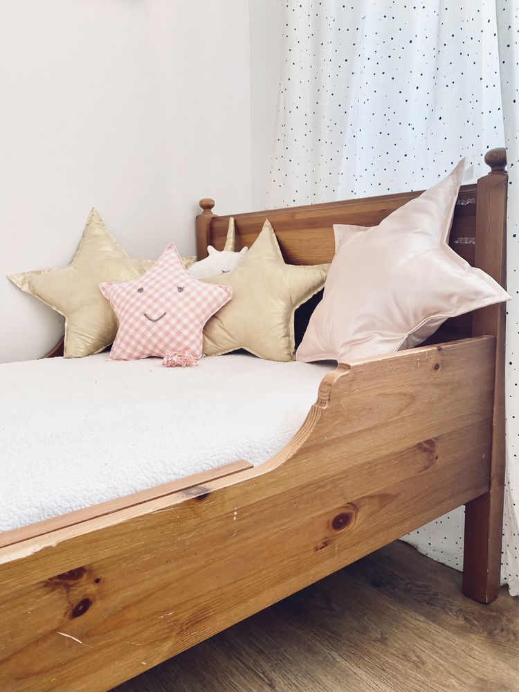 Zestaw mebli dziecięcych Bellamy łóżko drewniane IKEA
