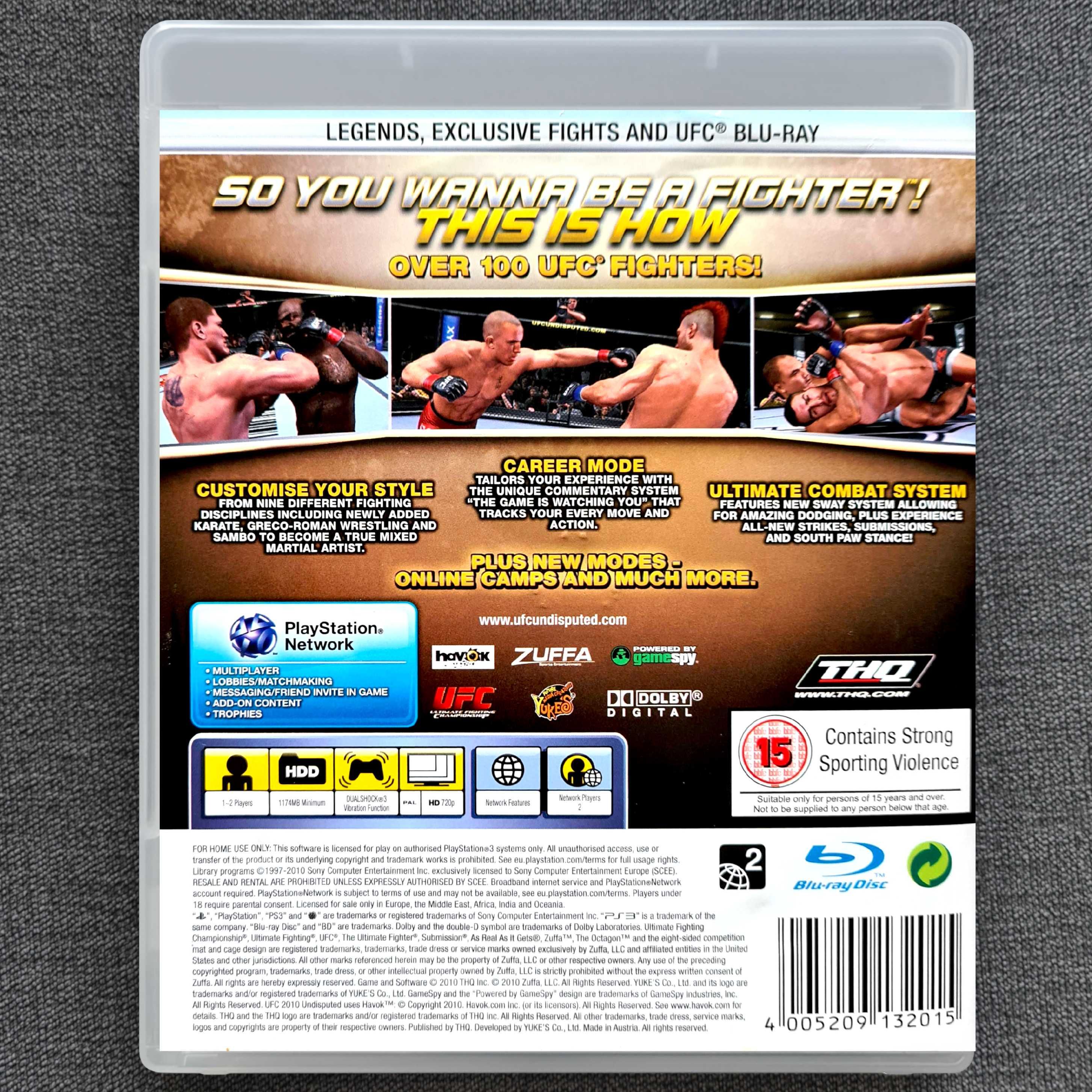 UFC Undisputed 2010 Ps3 MMA Pudełkowa