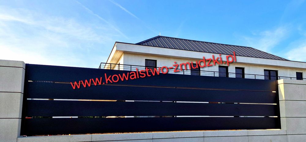 Ogrodzenie nowoczesne balustrady brama na wymiar kowalstwo