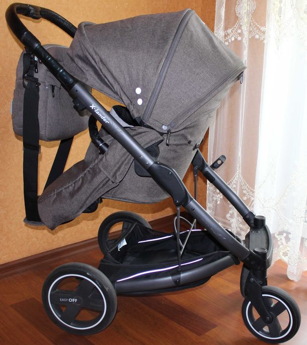 Коляска 2 в 1 X-Lander X-Pulse Evening Grey в гарному стані