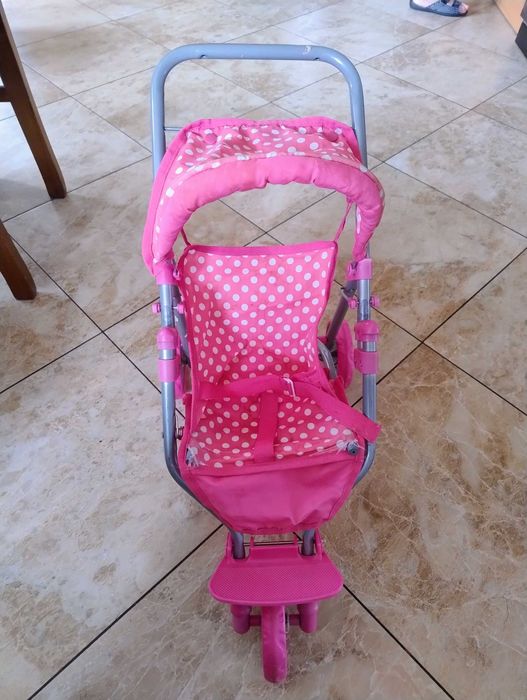 Wózek dla lalek 3 kolowy