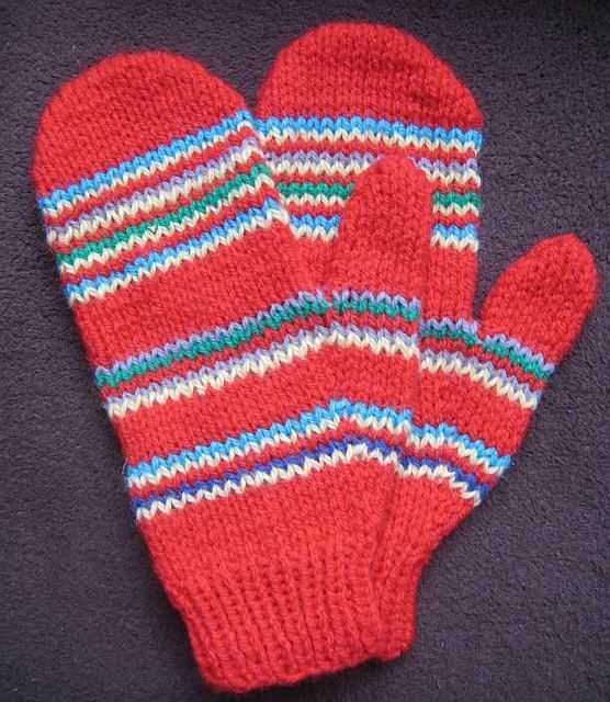 Czerwone rękawiczki nowe