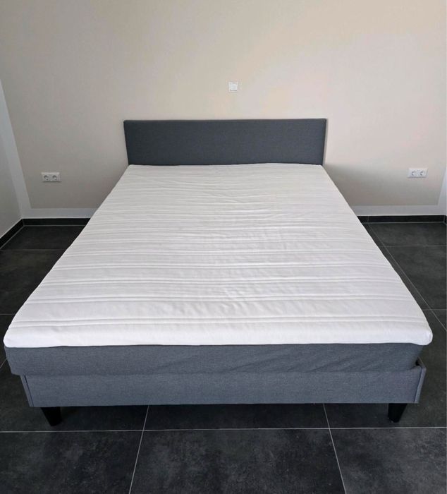 Fajne łóżko kontynentalne 140x200 cm Ikea Sabovik jak nowe dowóz