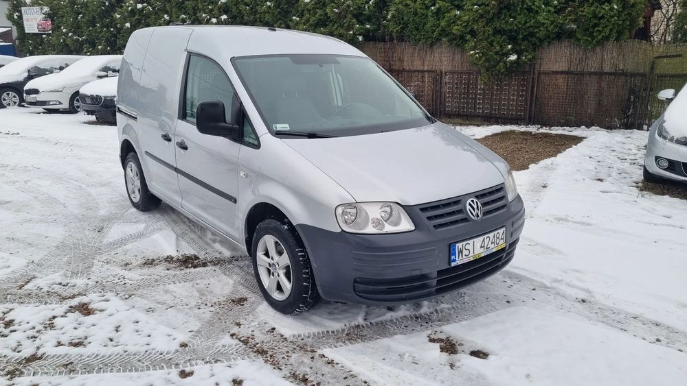 Volkswagen CADDY  1.9 TDI 105KM DSG 2007r Navi Klima Hak Okno Dachowe Vat-1A