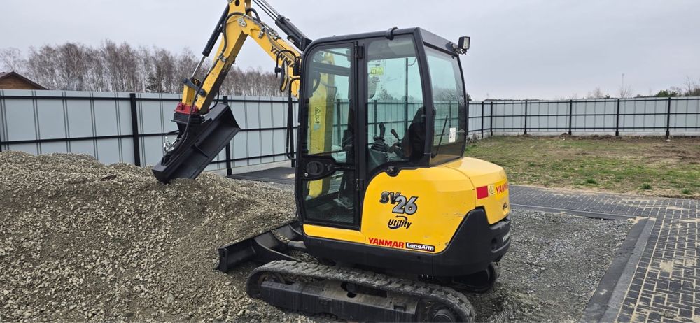 Minikoparka koparka Yanmar sv26 long  2.7t jcb kubota Cat