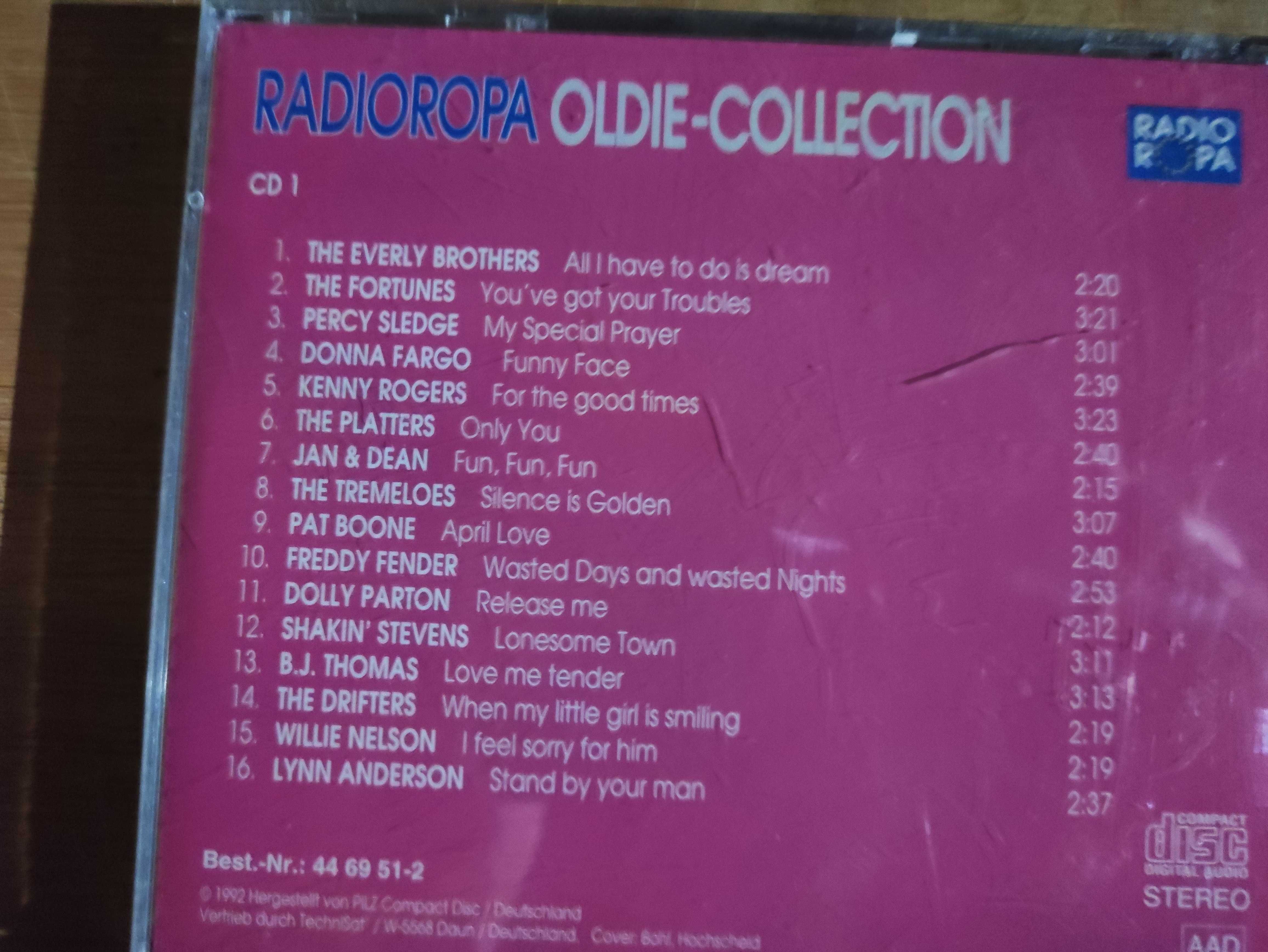 Płyty CD-Radioropa Olde Collection 1, 2, 3, 4, 5