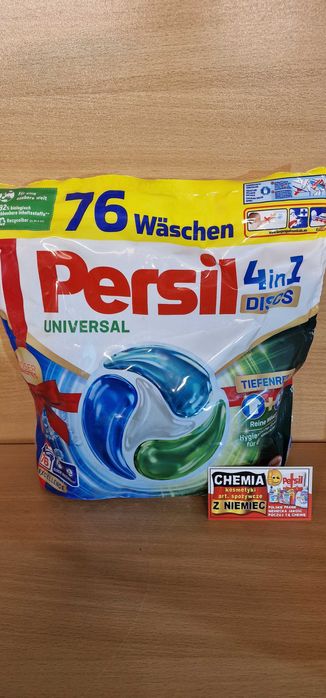 Wyprzedaż Niemieckie Kapsułki do Prania Persil Uniwersalne  76 Prań
