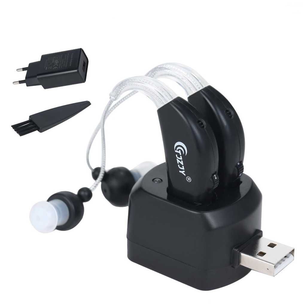 [APARELHO AUDITIVO] recarregável usb auricular audição NOVO