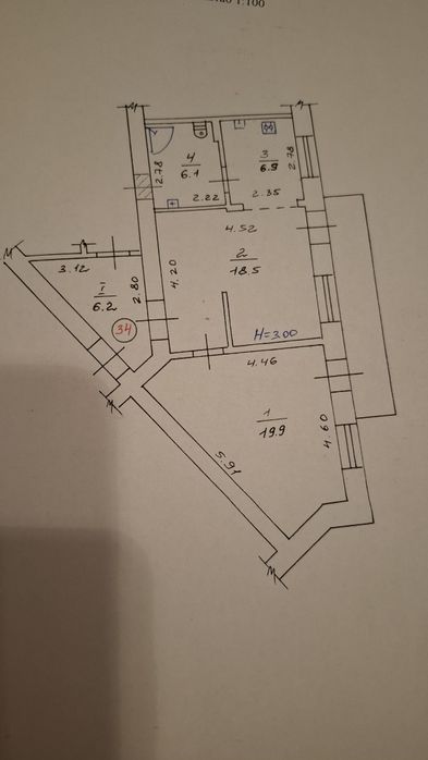 Продам 2-х комнатная сталинка Холодная гора