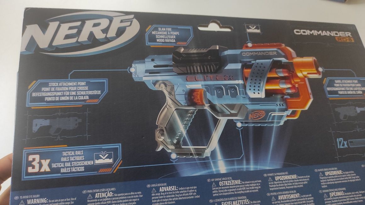 Бластер Nerf Elite 2.0 Commander RD 6 ОРИГИНАЛ HASBRO