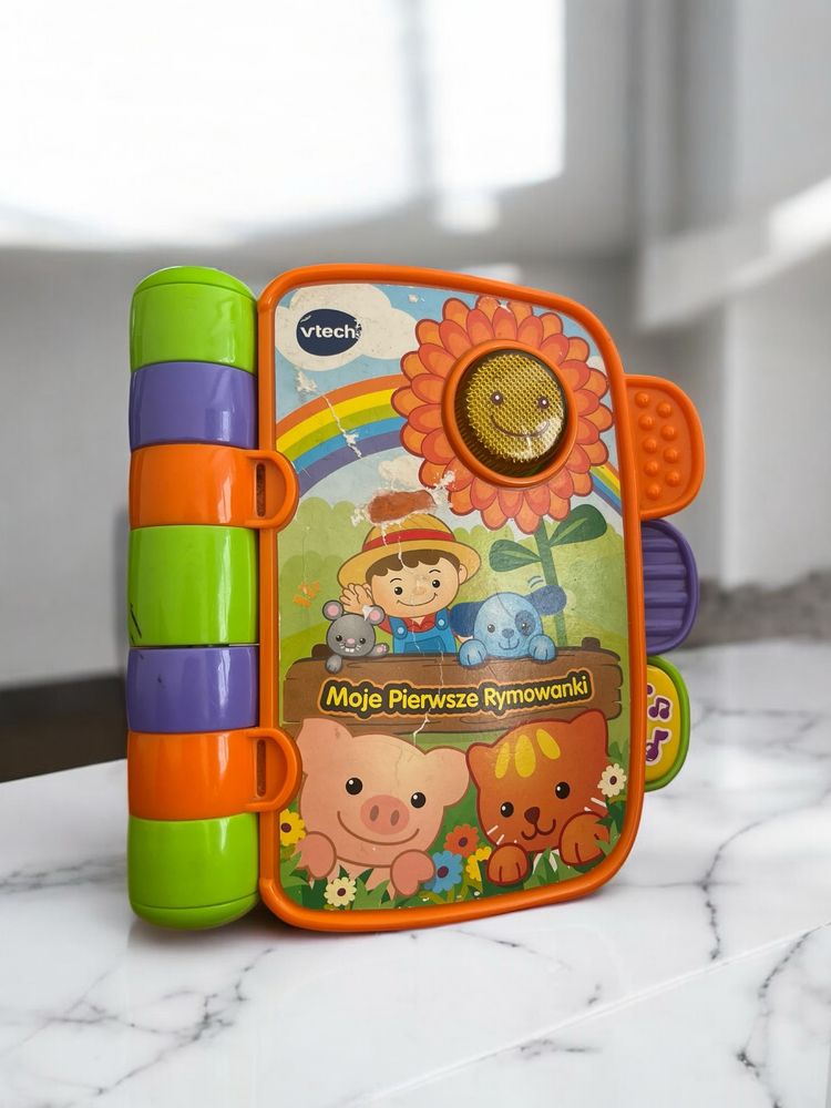 Interaktywna książeczka VTech „Moje pierwsze rymowanki” – po polsku