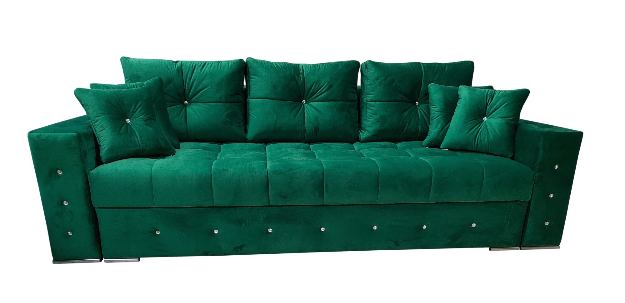 Sofa Samara glamour welur, sprężyny