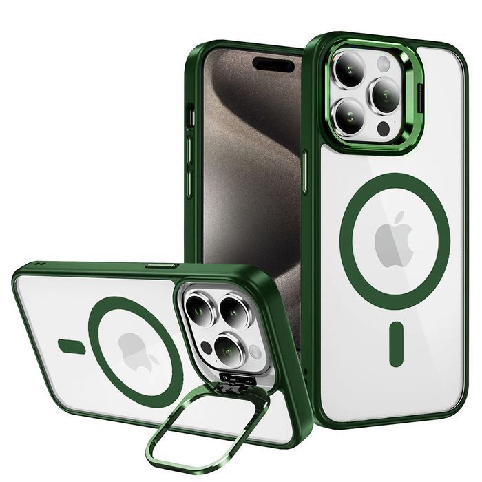 Tel Protect Kickstand Magsafe Case Do Iphone 14 Zielony