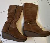 Botas em pele senhora