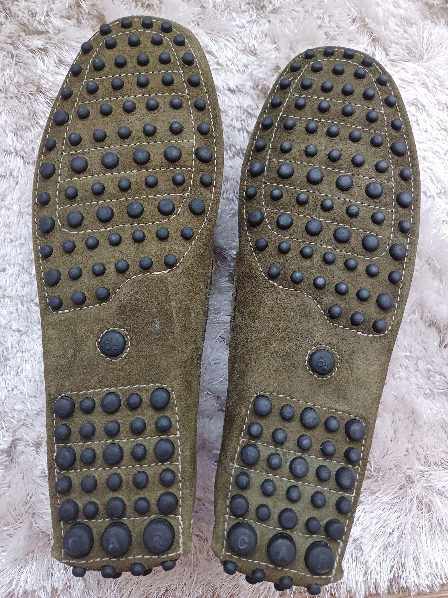 Чоловічі оригінальні замшеві мокасини CAR Shoe р.41/26 см стан нових