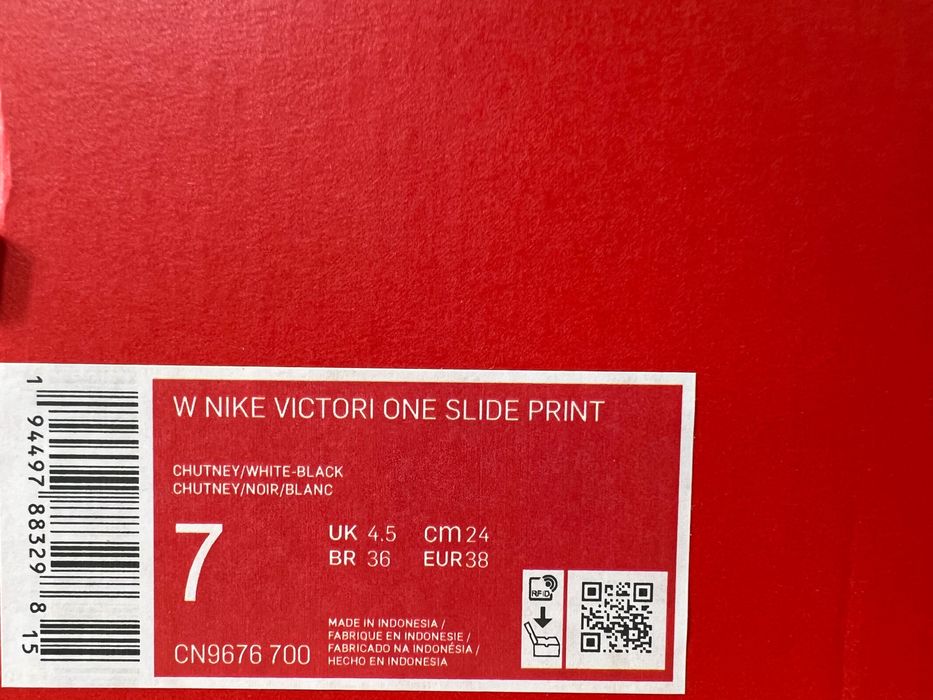 Шлепанцы Nike Victori One Slide Print ОРИГИНАЛ CN9676-700 тапочки