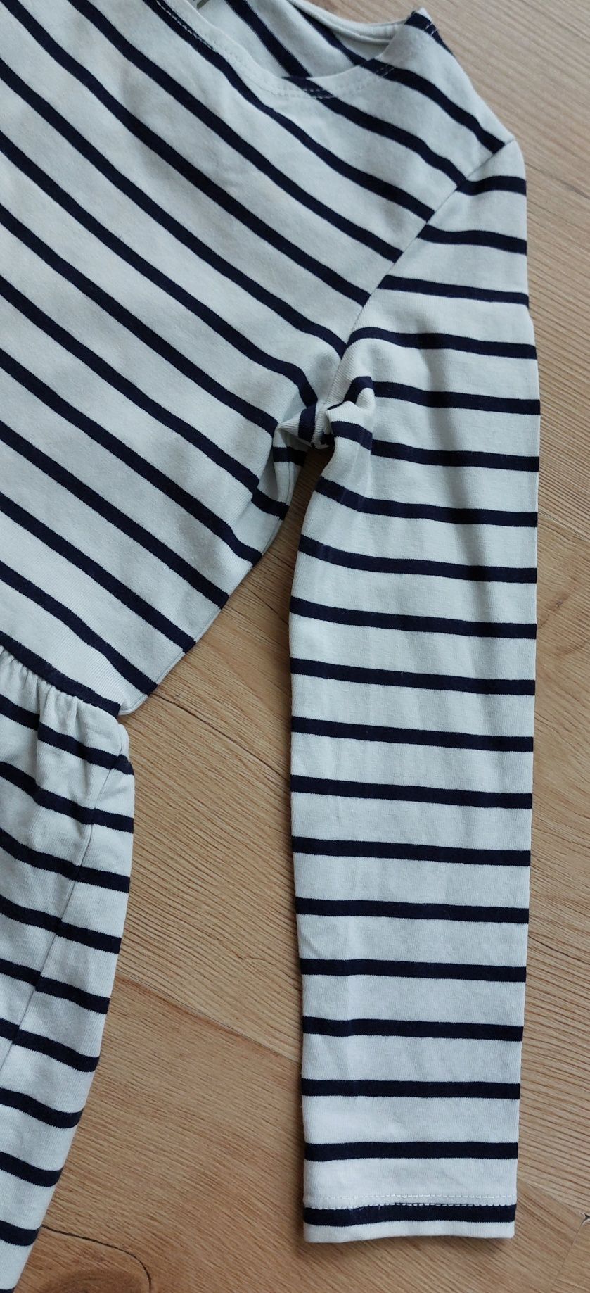 Sukienka dł rękaw h&m  98/104 hm w paski
