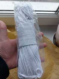 Качественный хлопчатобумажный витой шнур толщиной 3 мм, 100% хлопок