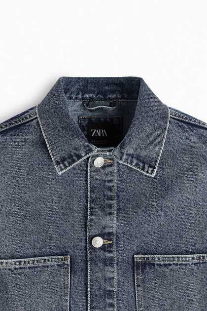 Джинсова куртка-сорочка Zara
