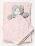 SNUGGLE TOTS kocyk niemowlęcy plus maskotka NOWE kotek