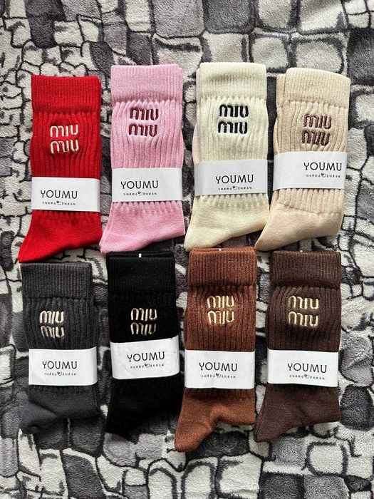 Шкарпетки Miu, жіночі носки міу міу