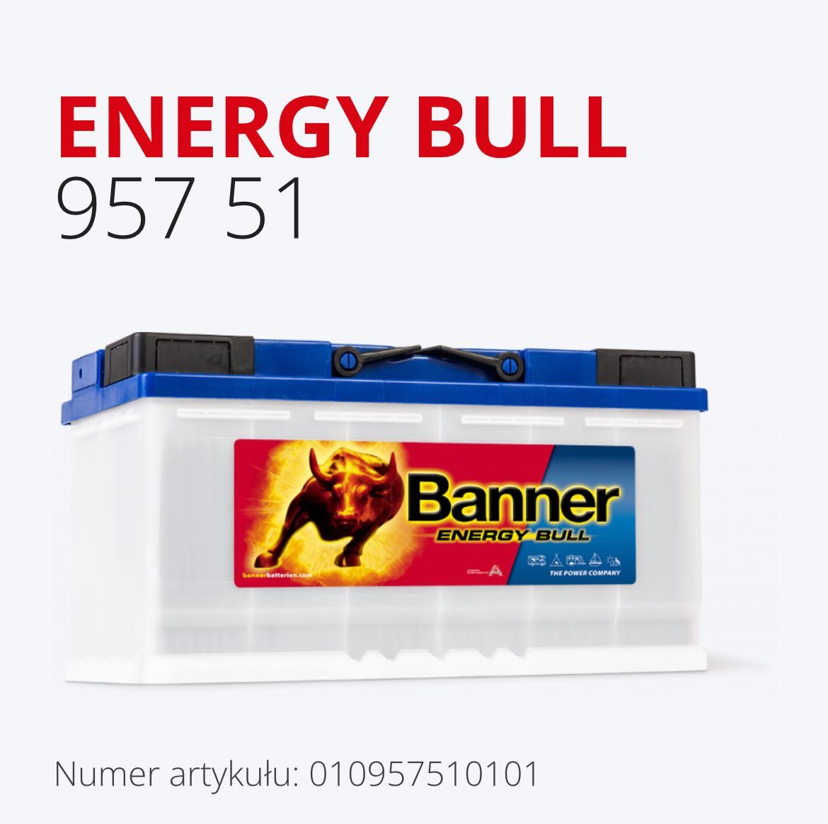 Akumulator Banner Energy 100Ah