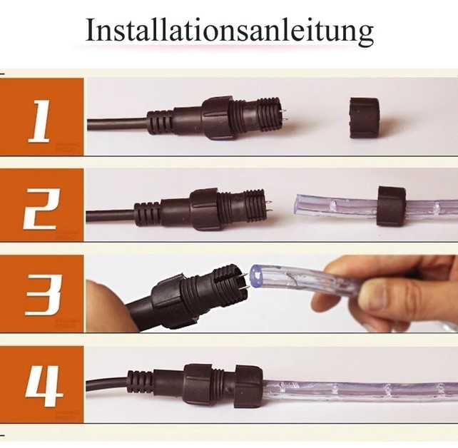 Гірлянда дюралайт 100 метрів силіконовий шланг дощ,сніг, мороз до -45°