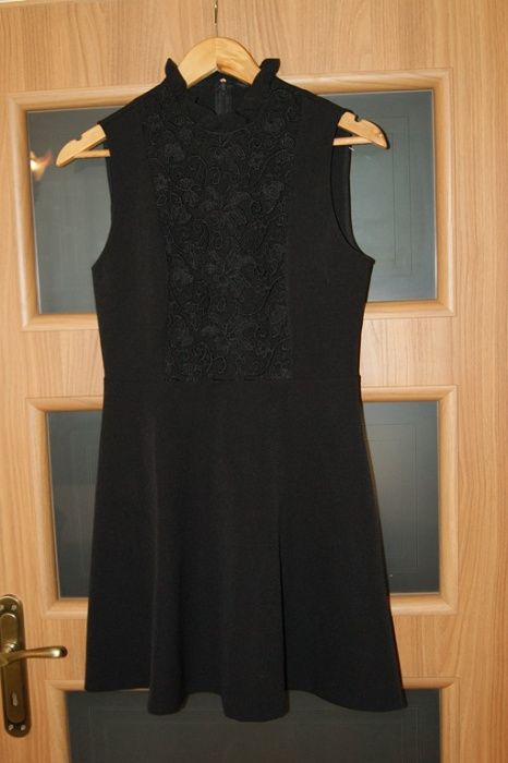 ZARA 38 M słiczna sukienka czarna