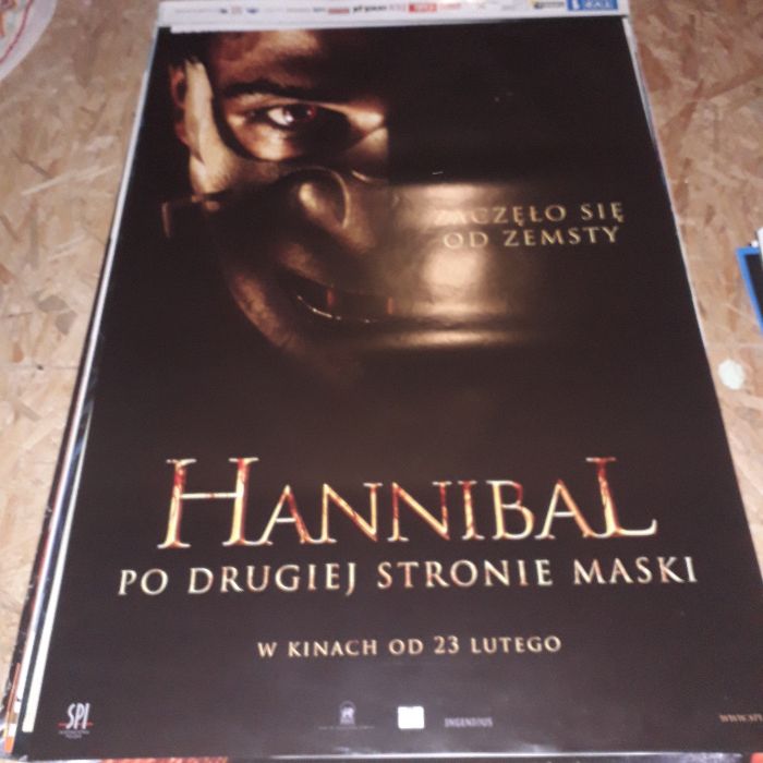 Plakat Filmowy "Hannibal" , kinowy plakat, UNIKAT