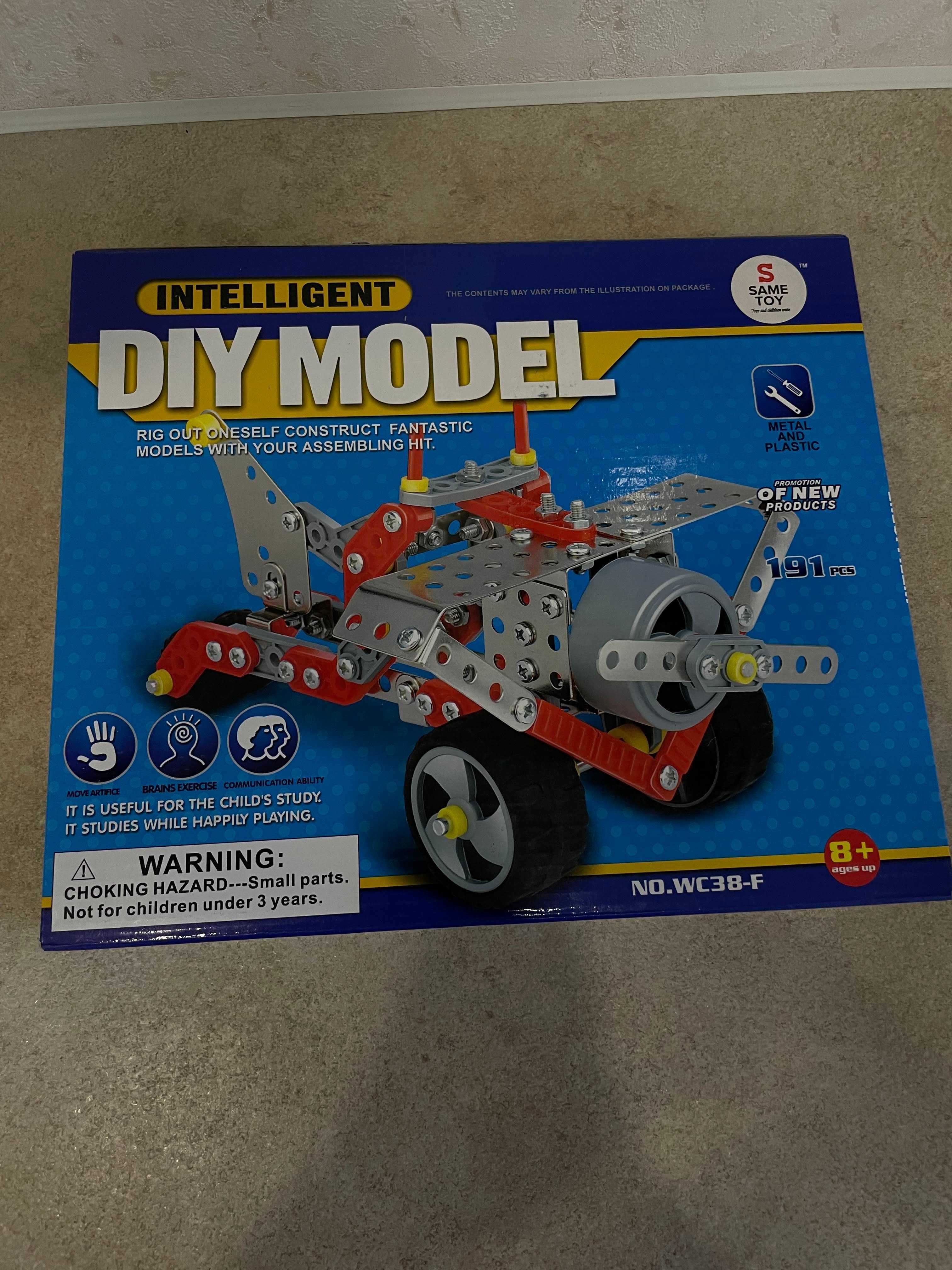 Конструктор металлический Same Toy Intelligent DIY Model Самолет