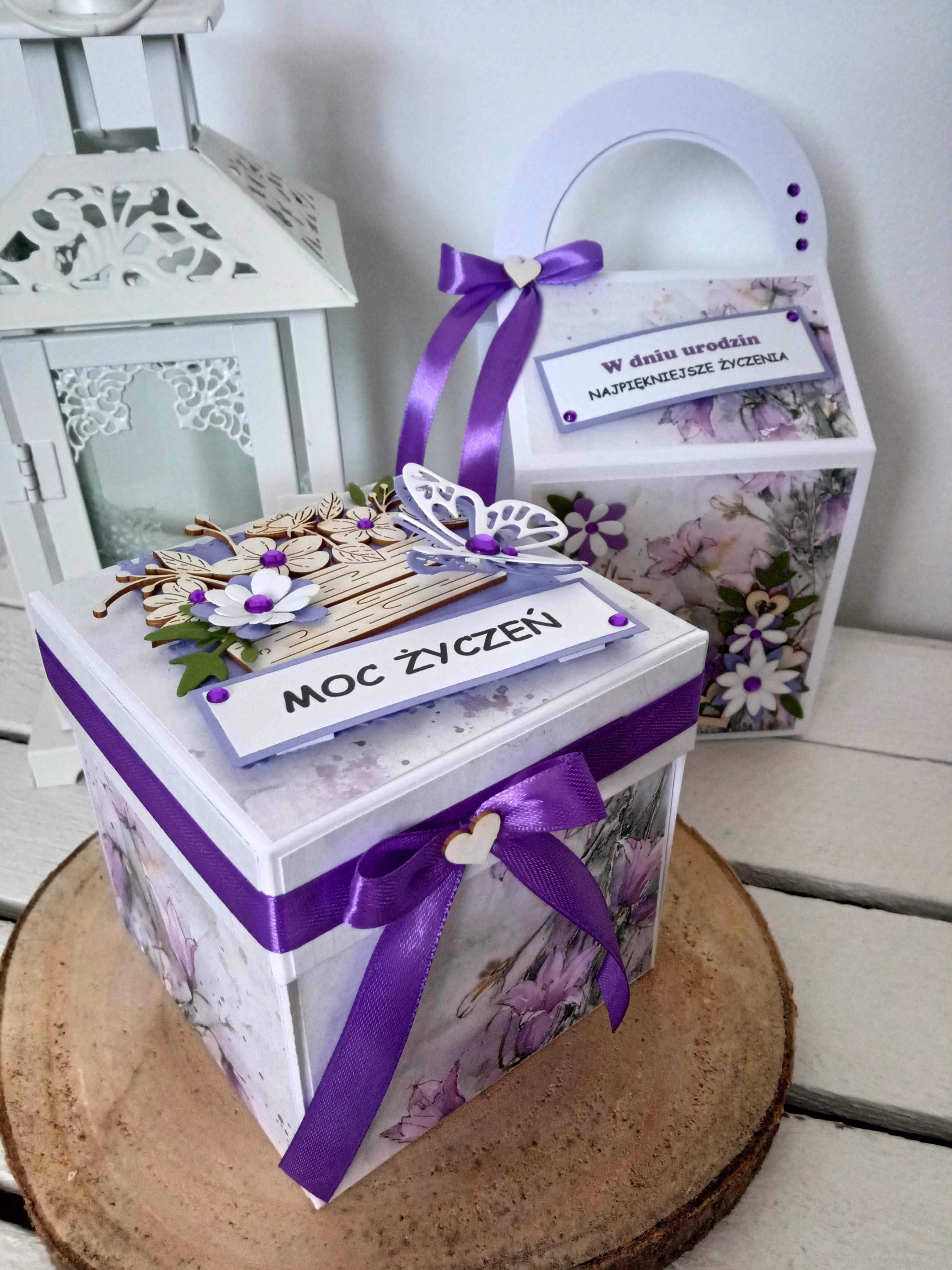 Exploding box kartka urodzinowa ślubna rocznica ręcznie robiona