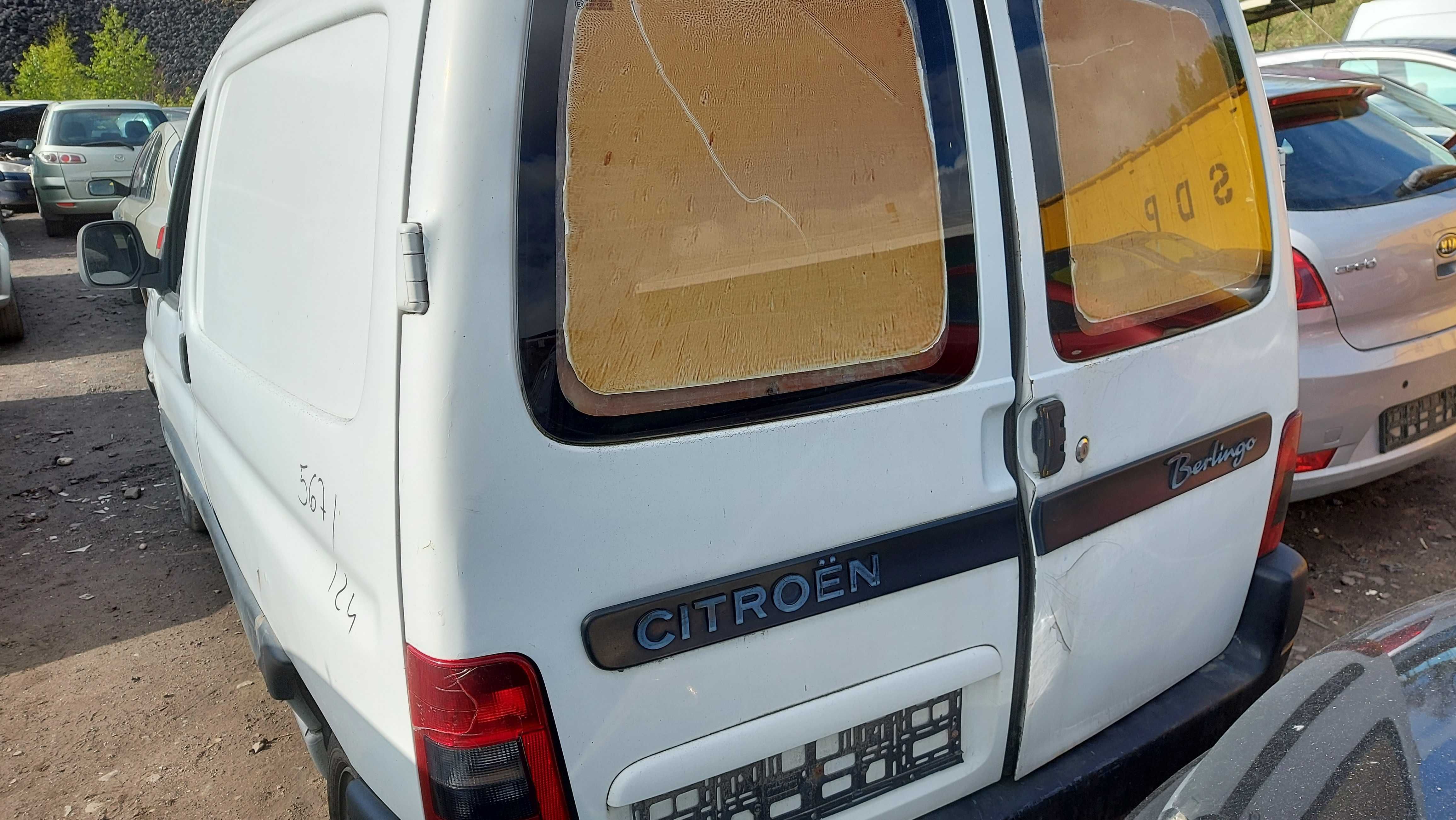 Citroen Berlingo I drzwi tylne lewe białe FV części/dostawa