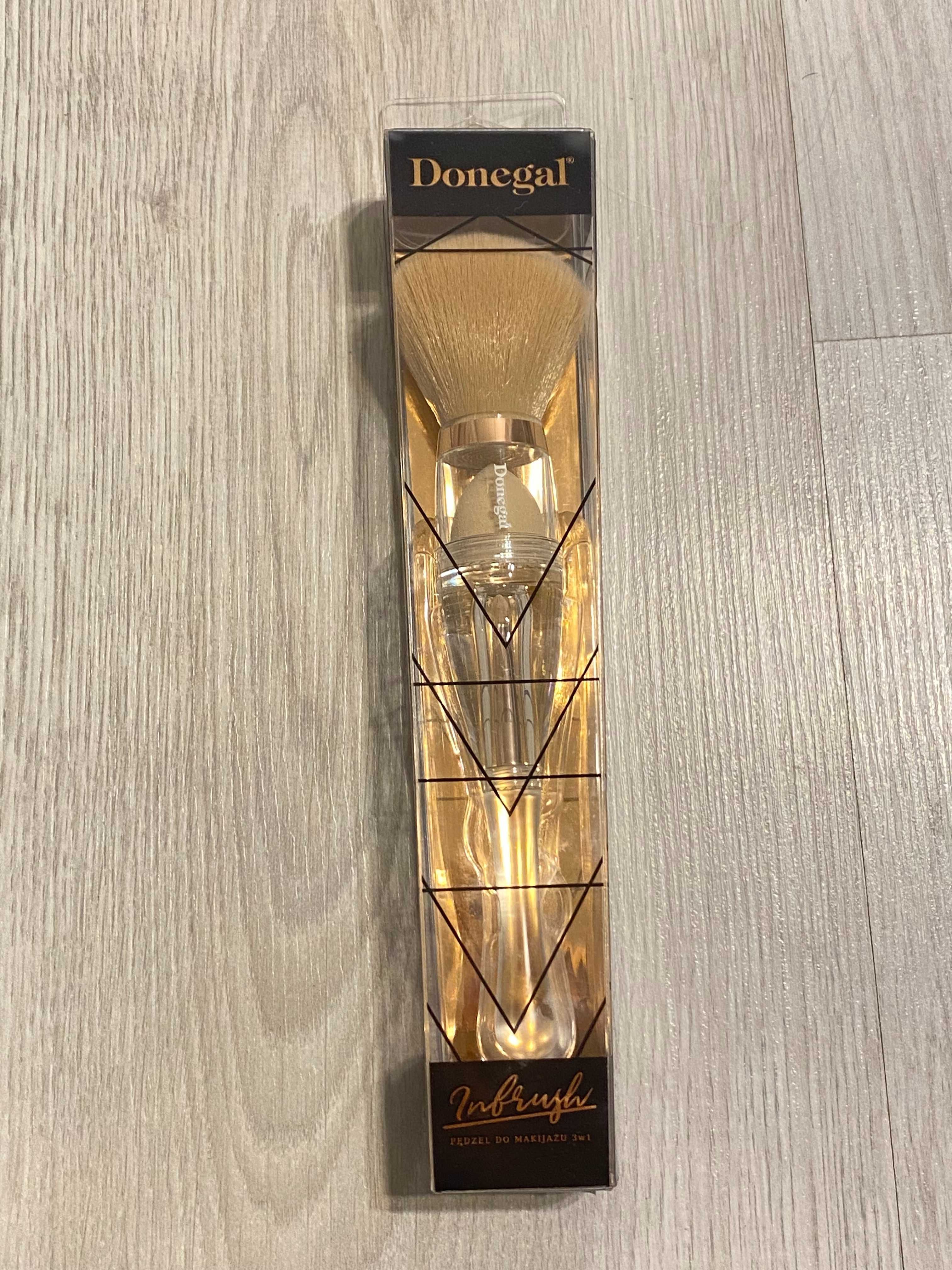 Pędzel do makijażu Potrójny Rozkładana rączka INBRUSH 3 w 1 Donegal