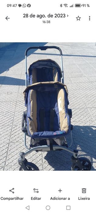 Carrinho para gêmeos