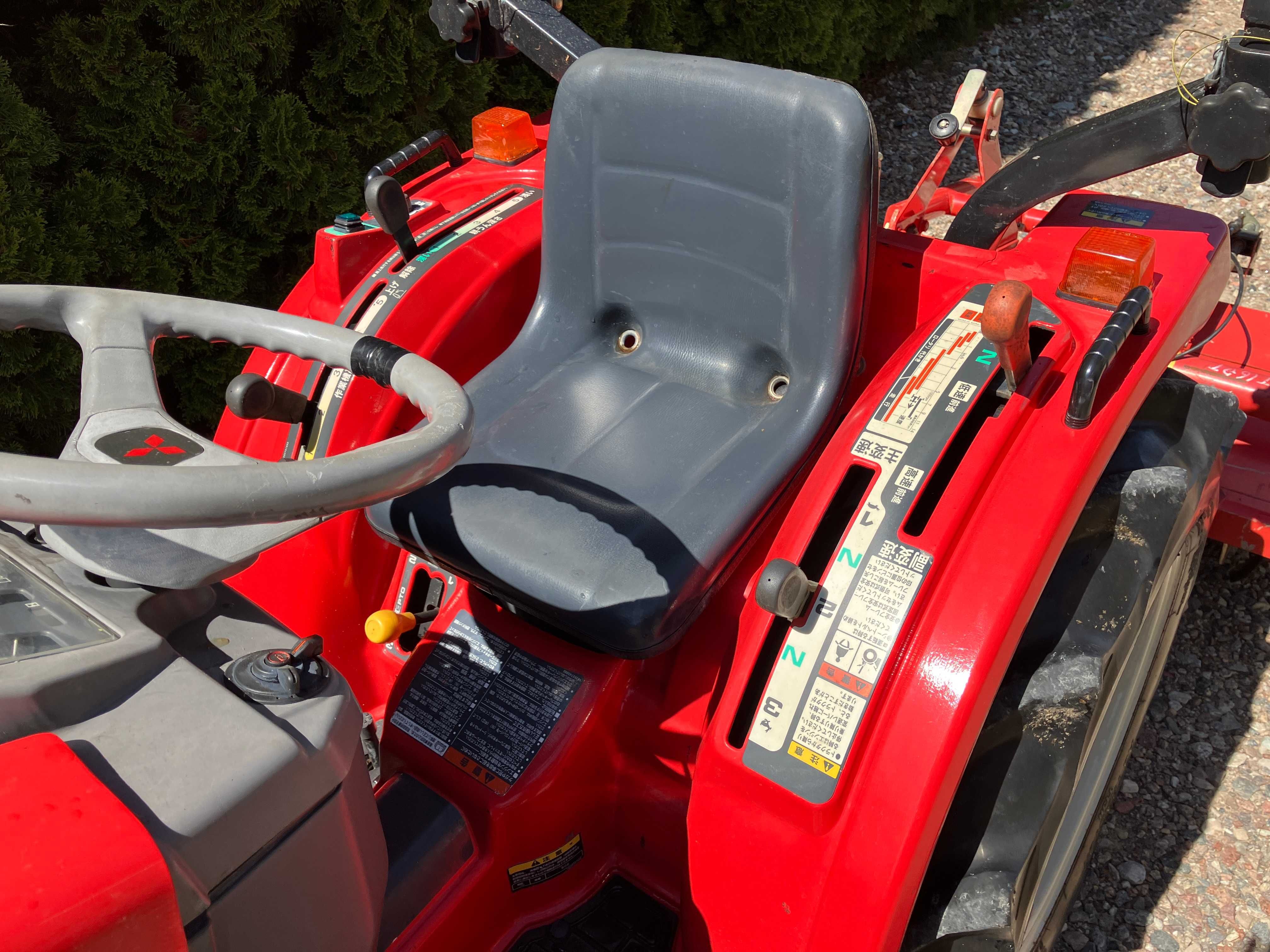 Mini Traktor Mitsubishi MMT 16 Glebogryzarka Iseki Yanmar Kubota