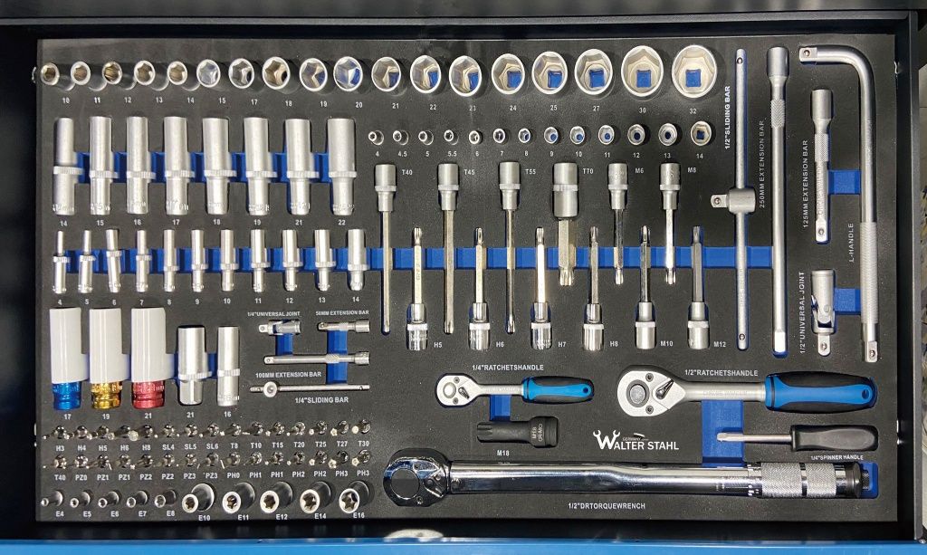 Carrinho de Ferramentas XXL PROFESSIONAL 12 gavetas 10cheias