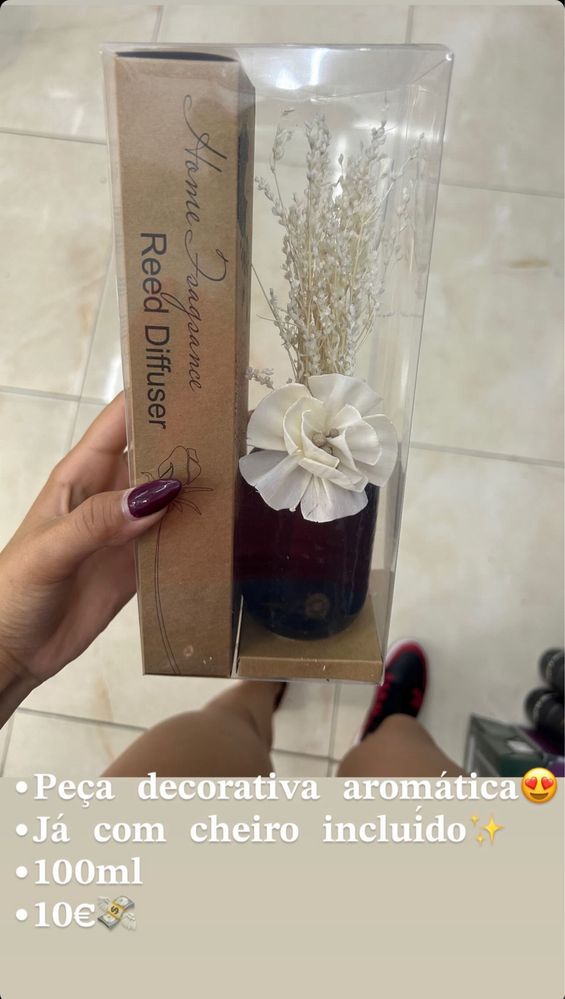 Peça decorativa aromática