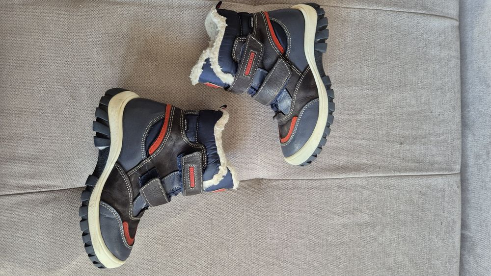 Lasocki trzewiki śniegowce zimowe kozaki skórzane watertex 28