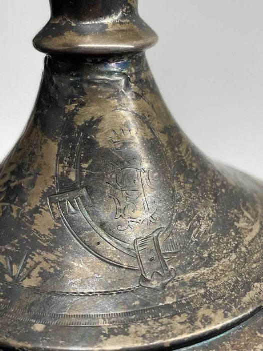 Srebrny Świecznik SECECJA - 331g Victor Nuber - AUSTRO-WĘGRY (Wiedeń)